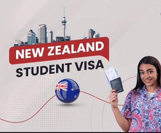 Passport, visa stamps, and travel compass