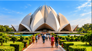 Lotus Temple in New Delhi